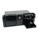 Plastic Glove Box with double drink holders